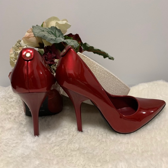 Call It Spring Ruby Red Stilettos - Picture 2 of 12